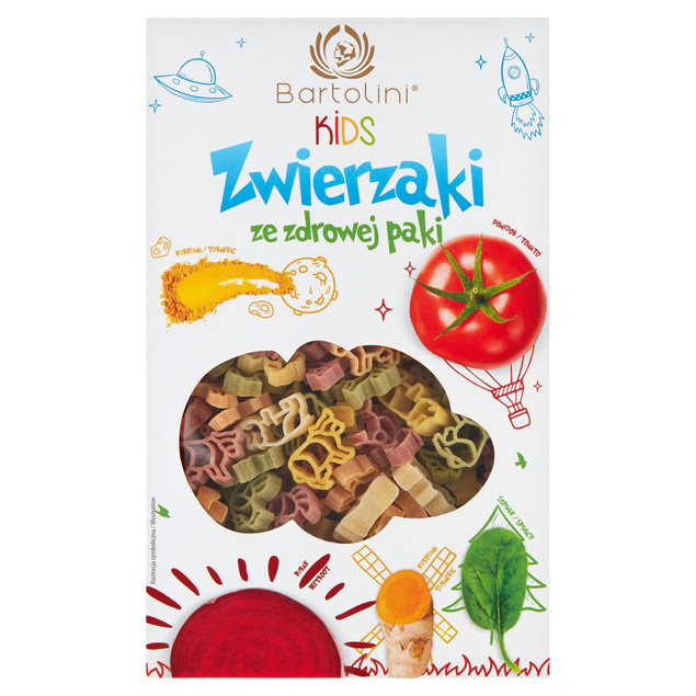 Makaron Bartolini Kids Zwierzątka 250 g