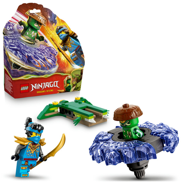 LEGO NINJAGO Nya vs Mutanci Spinner 71849 - Akcja Dragons Rising