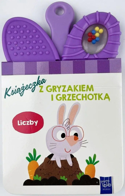 Książeczka z gryzakiem i grzechotką. Liczby Praca zbiorowa