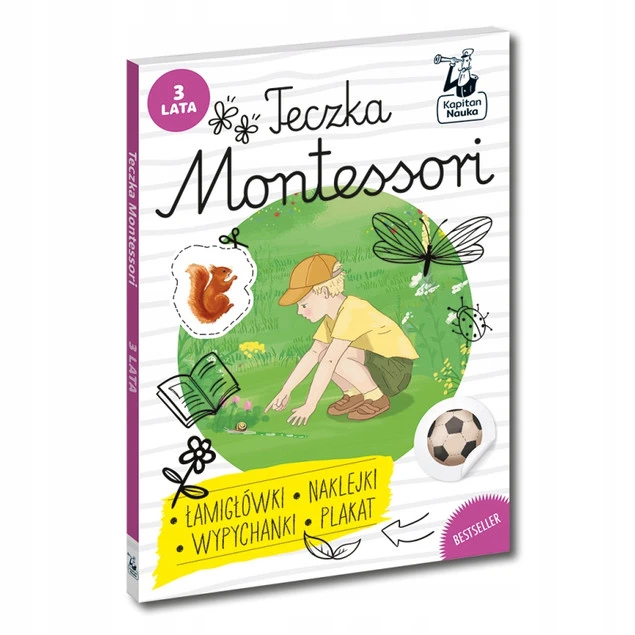 Teczka Montessori dla 3-latka Kapitan Nauka