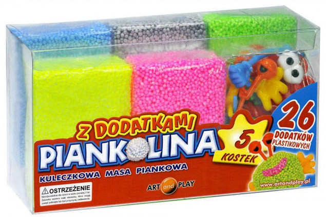 Piankolina 5 kolorów z 26 dodatkami