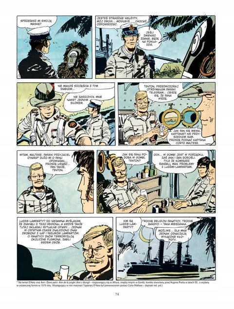 Corto Maltese Tom 5 Przygody etiopskie Hugo Pratt