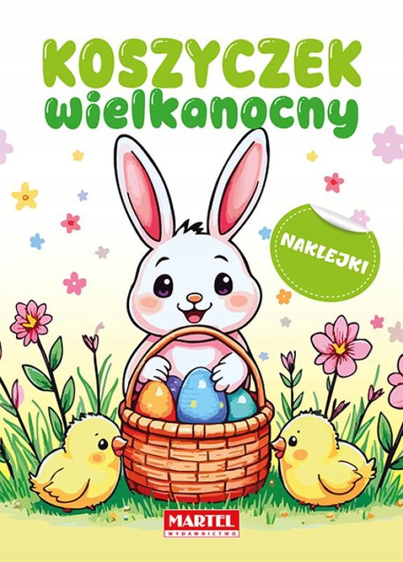 Kolorowanka wielkanocna z naklejkami Martel