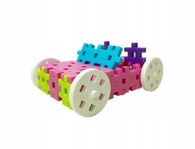 Klocki Meli Constructor Pink 400 el. – dziewczynki 3+