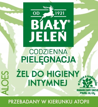 Żel do higieny intymnej Biały Jeleń z aloesem 500ml