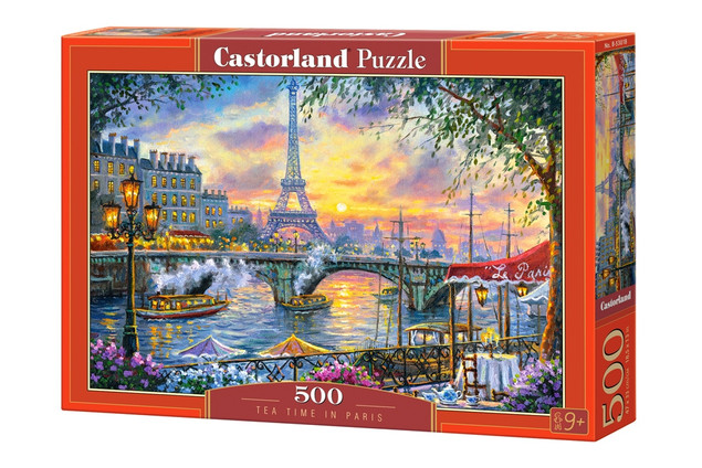 Puzzle 500 Układanka Paryż WIEŻA EIFFLA Rzeka Widok Miasto 9+ Castorland