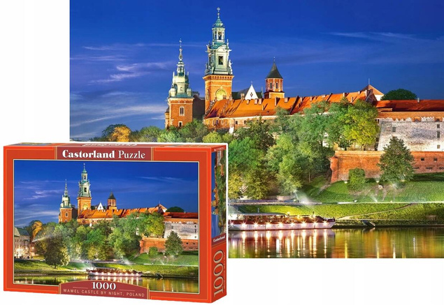 Puzzle 1000 Zamek Na Wawelu ZAMEK KRÓLEWSKI Kraków Wawel Polska 12+ Castor