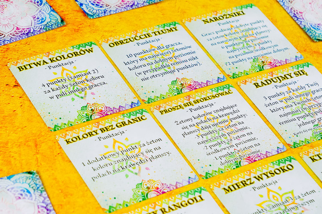 Holi. Festiwal Kolorów. Abstrakcyjna gra przestrzenna