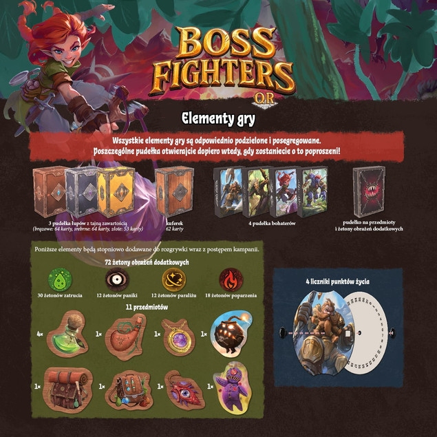 Gra Planszowa Boss Fighters QR z Aplikacją Nasza Księgarnia