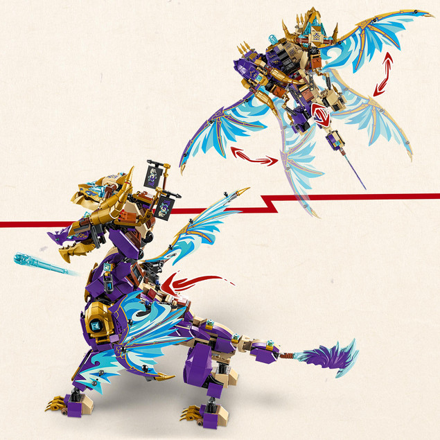 LEGO NINJAGO Arcysmok skupienia (71836) Zestaw klocków 869 elementów