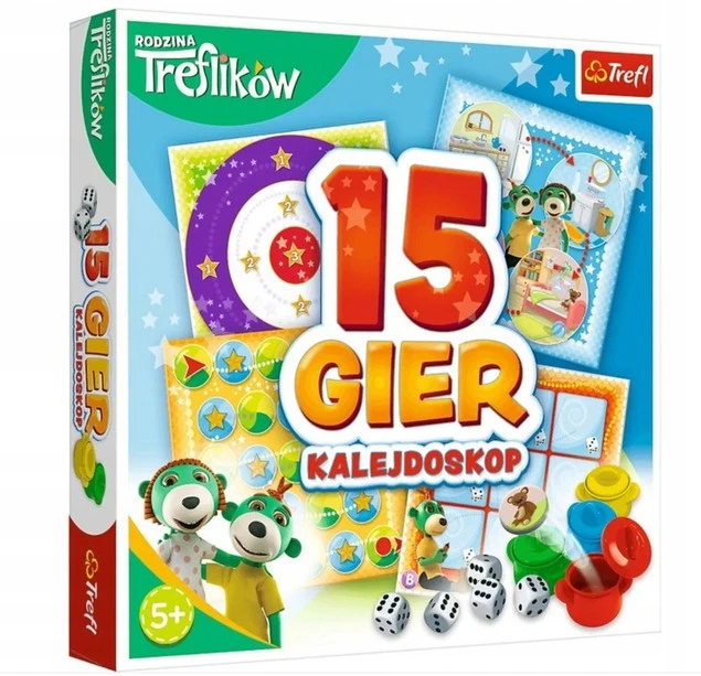 Gra zręcznościowa Gra Kalejdoskop 15 Trefliki 02823 Toys