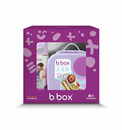 B.box Zestaw: Butelka Tritanowa 450ml ze Słomką + Mini Lunchbox Sugar Plum