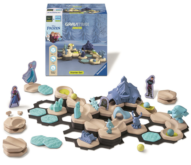 Ravensburger GraviTrax Junior Frozen - zestaw startowy 71 elementów