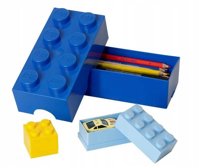 Pojemnik LEGO Mini Box 8 Żółty 40121732 na Przekąski