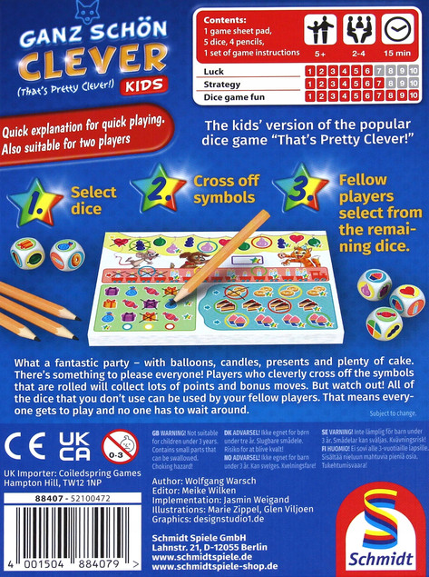 Gra planszowa Schmidt Spiele Psia Kostka (Ganz Schön Clever Kids)