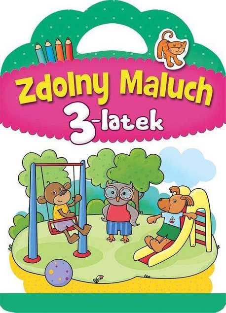 Zdolny Maluch 3-Latek Książeczka Edukacyjna Joanna Kuryjak 3+ Skrzat