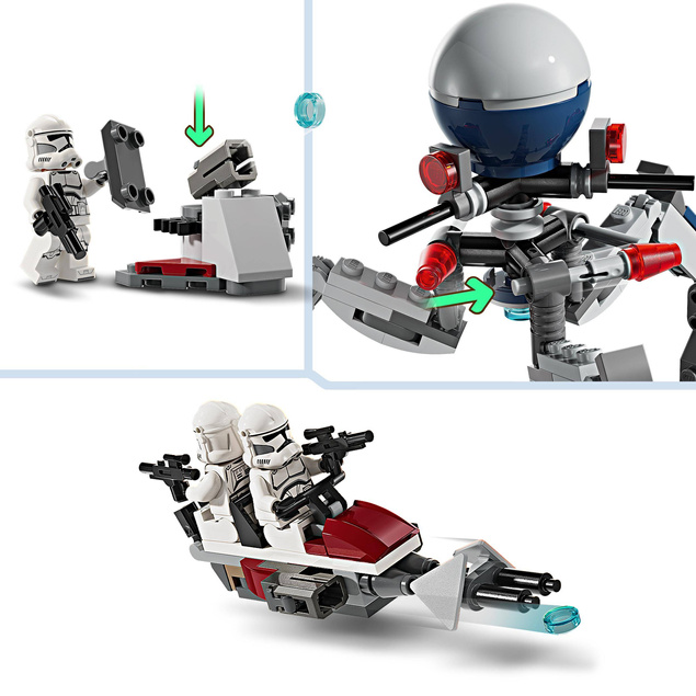 LEGO Star Wars Zestaw Bitewny Z Żołnierzem Droidem Bojowym 215el. 7+ 75372