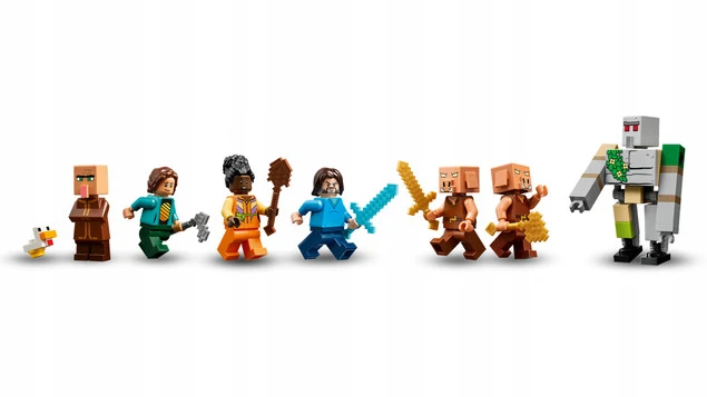 LEGO Minecraft Atak balonowego Ghasta na wioskę 21273_5