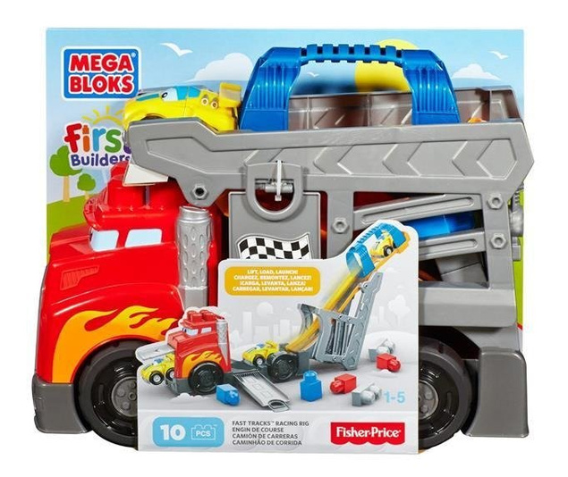 Mega Bloks Pojazd Wyścigowa ciężarówka First Builders