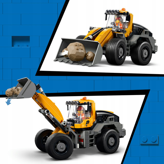 LEGO City 60494 Wywrotka i Ładowarka Czołowa – Plac Budowy