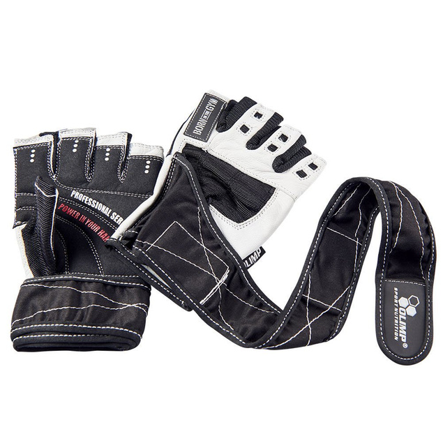 Rękawice kulturystyczne HARDCORE COMPETITION WRIST WRAP Olimp