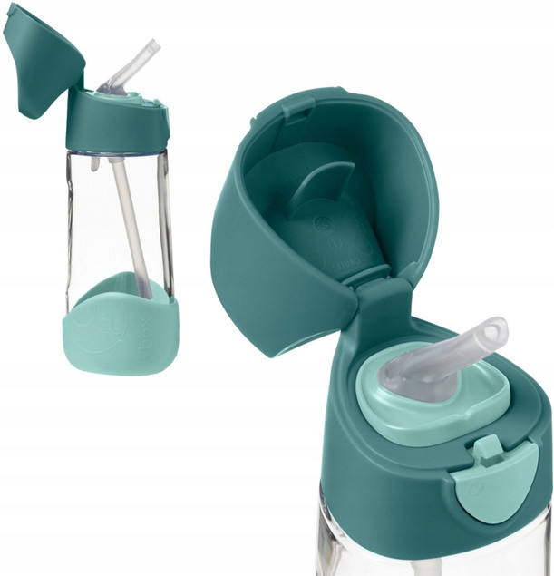 B.Box Zestaw Bidon Tritanowy 450ml i Mini Lunchbox 1L Emerald Forest