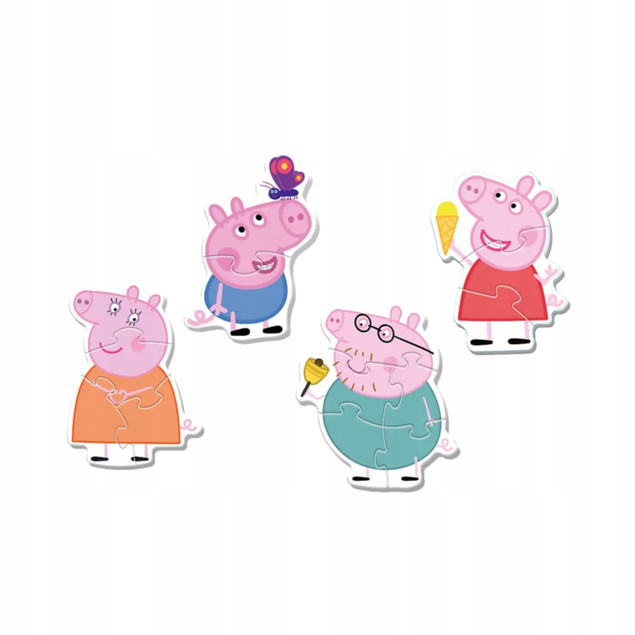 Puzzle Trefl Świnka Peppa 18 el. – Pierwsze Układanki