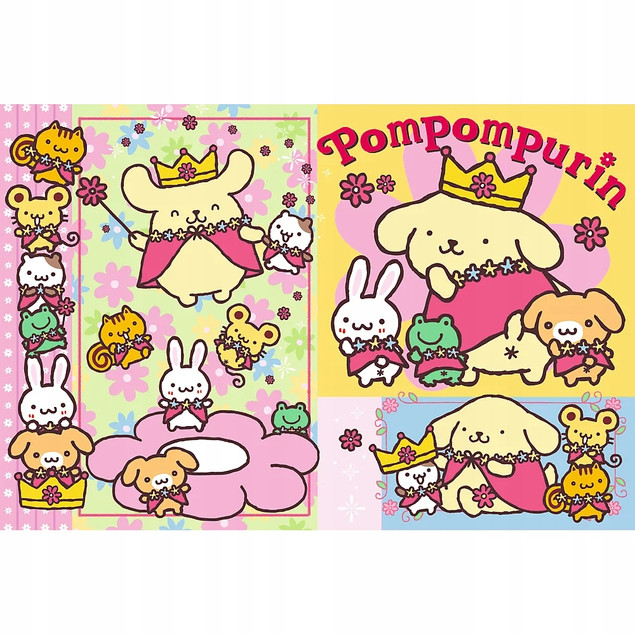 Trefl Puzzle 160 el. Sanrio, Pompompurin i najsłodszy dzień