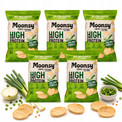 Moonsy Chipsy z soczewicy smak zielona cebulka 60 g