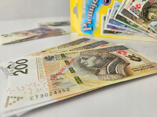 Pieniądze ALEX do nauki liczenia - 120 banknotów