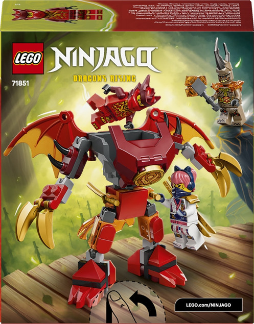 LEGO Ninjago 71851 Smok-mech Kaia Dragons Rising Zestaw Bitewny