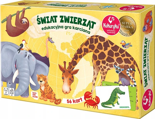 GRA PLANSZOWA ŚWIAT ZWIERZĄT