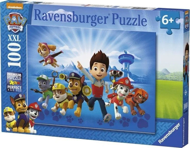 Puzzle Ravensburger 100 elementów Psi Patrol Zespół w akcji
