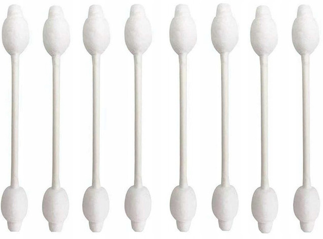 Patyczki HIGIENICZNE z Ogranicznikiem BAWEŁNIANE 60szt AKUKU