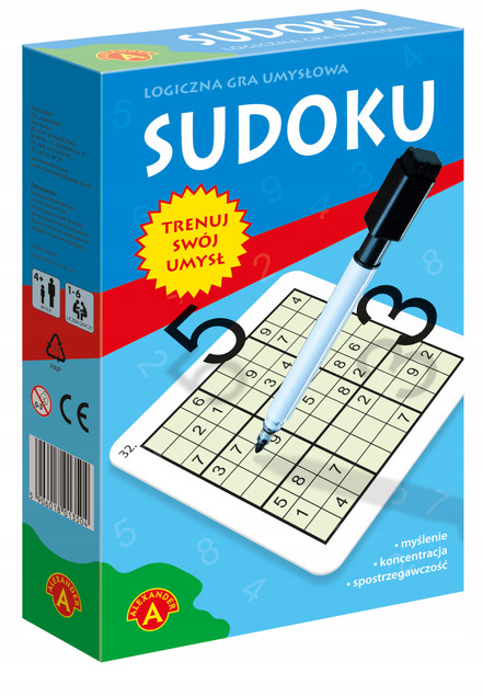Sudoku Dla Dzieci Mini Gra Logiczna 4+ Alexander 1350
