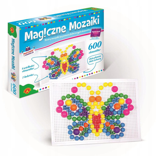 Magiczne Mozaiki 600 EL. Kreatywność i Edukacja Wpinanka 4+ Alexander 0664