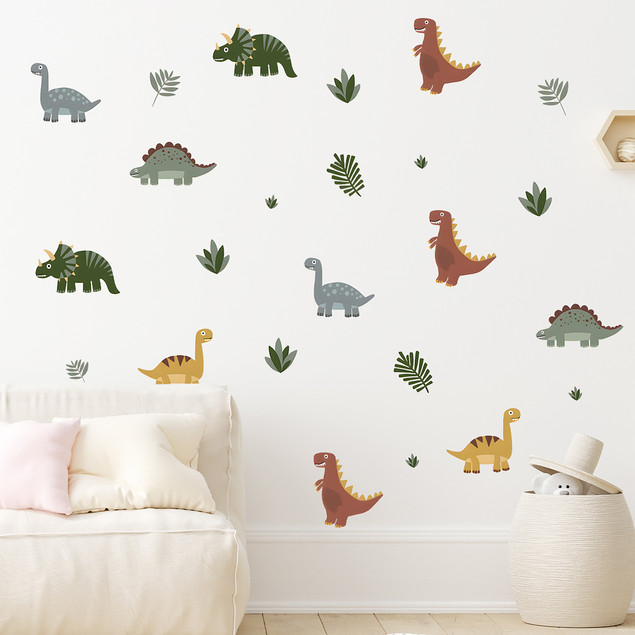 Naklejki Samoprzylepne Dinozaury Na Ścianę Sufit Do Pokoju Dziecka