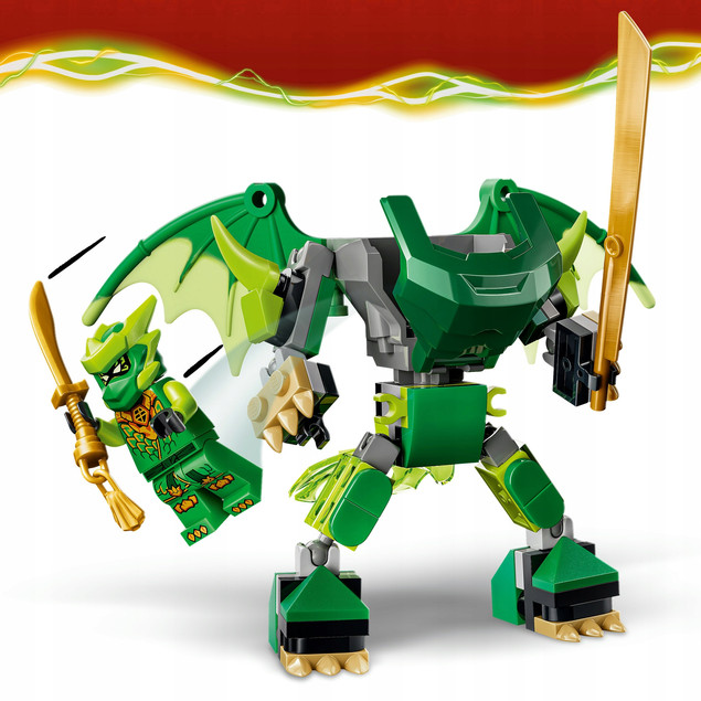 LEGO NINJAGO 71862 Zestaw Bojowy: Smoczy Mech Lloyda