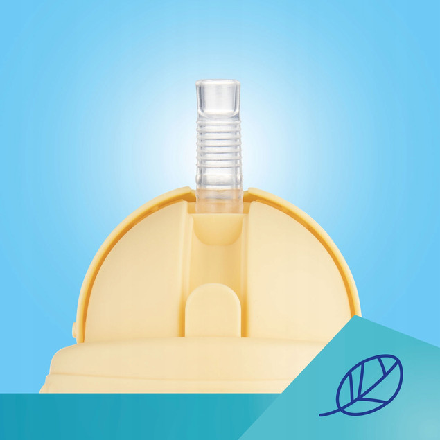 CANPOL Innowacyjny Kubek Niekapek z Rurką Słomką i Odważnikiem 270ml 56/620