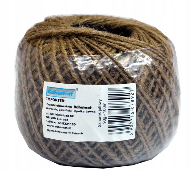 Sznurek Jutowy 90G 100M 8927 Schemat