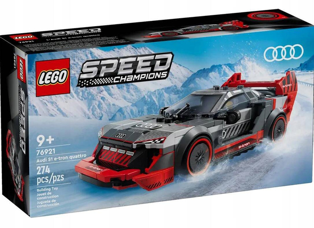 LEGO Speed Champions Wyścigowe Audi S1 E-tron Quattro 274el. 9+ 76921