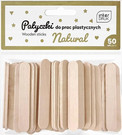 PATYCZKI DO PRAC PLASTYCZNYCH 50 szt. 65x10 mm NATURAL INTERDRUK