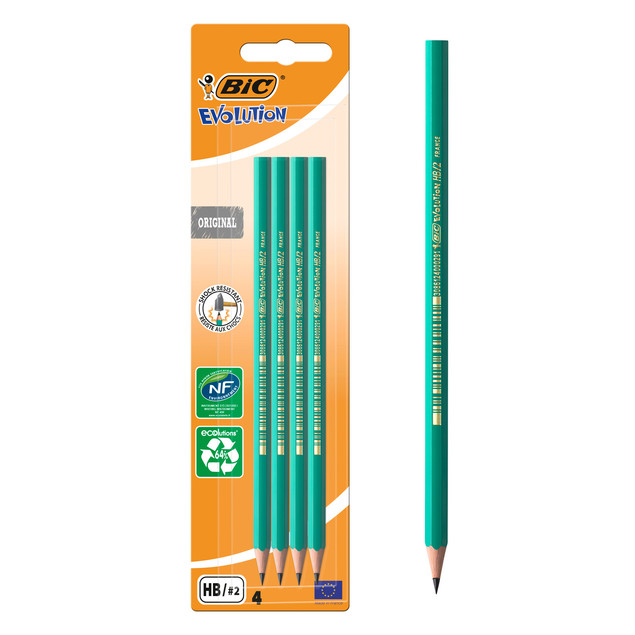 Ołówek Evolution Eco 4 szt bls BIC