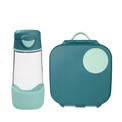 B.Box Zestaw Emerald Forest: Butelka Tritanowa 450 ml + Mini Lunchbox 1 l