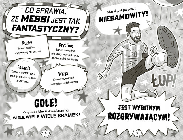 Messi rządzi. Football superstars Simon Mugford
