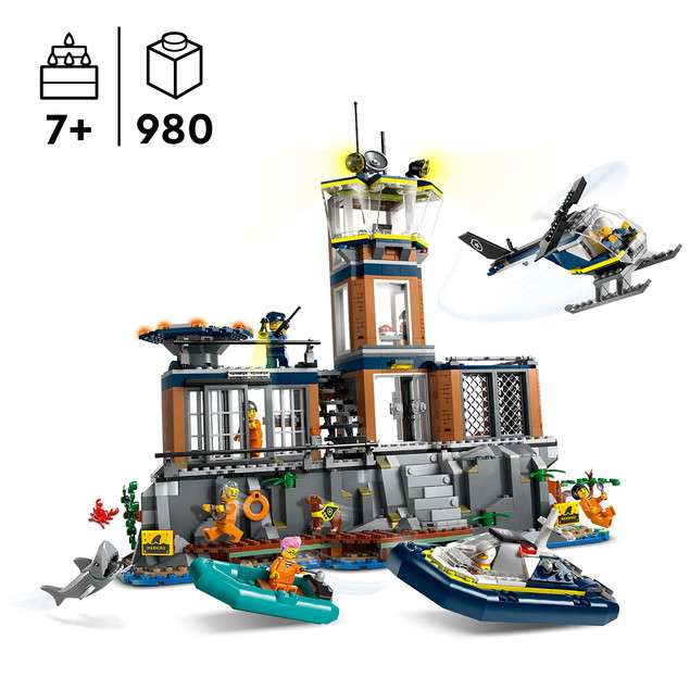 Lego CITY 60419 Policja z Więziennej Wyspy