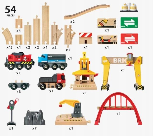 BRIO World 33097 Deluxe - rozbudowany tor