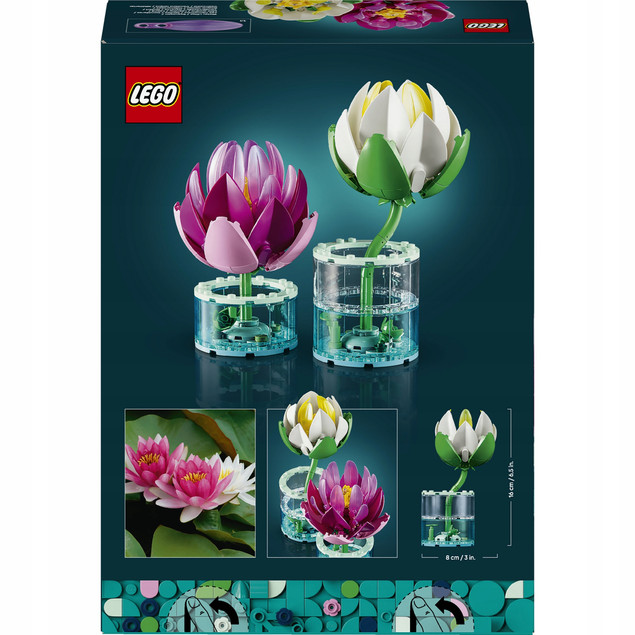 LEGO Botanicals 11511 Lilia Wodna – Zestaw Do Budowania Kwiatów