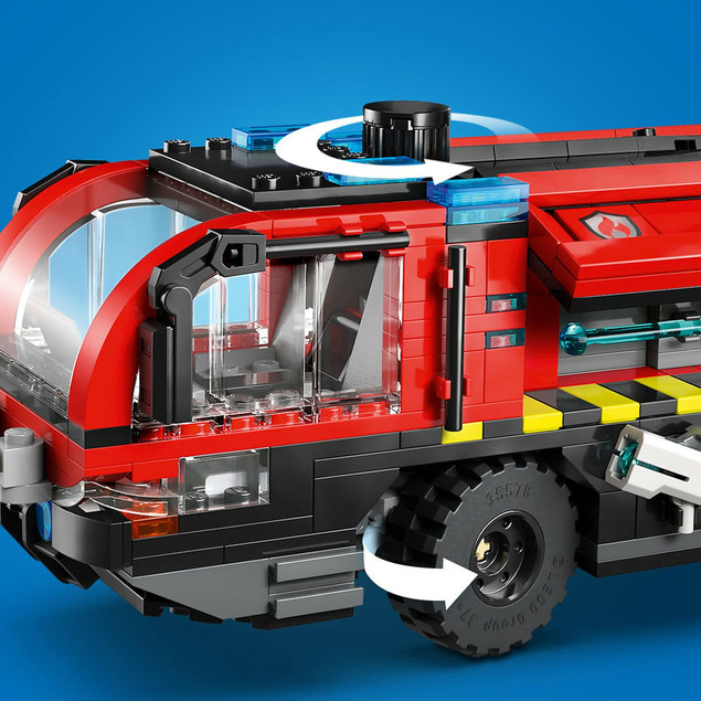 LEGO City Lotniskowy Wóz Strażacki 60499 – Akcja Ratunkowa z Armatką Wodną