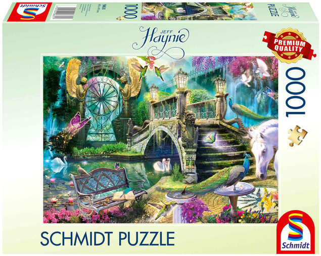 Puzzle Schmidt Spiele 1000 el. JEFF HAYNIE Tajemniczy Ogród Premium Quality